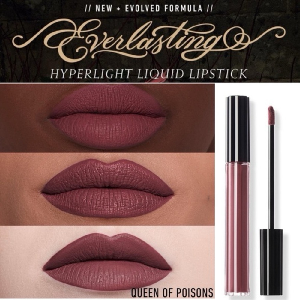 💋2/$25 KVD everlasting liquid lipstick queen of poisons